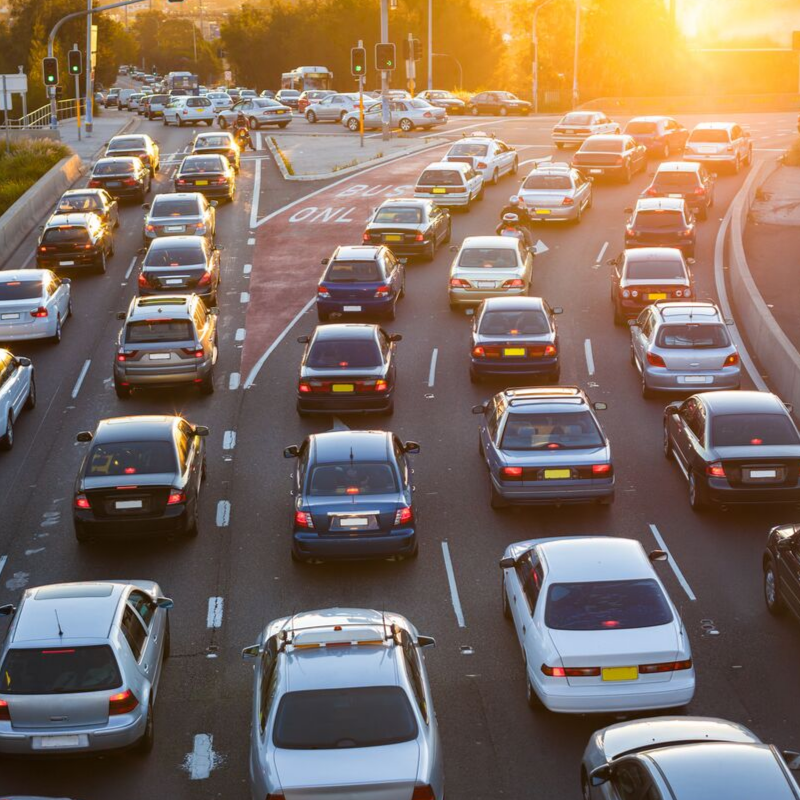 Sydney cars on the road